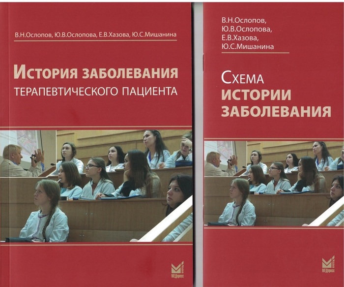 История заболевания терапевтического пациента. Ослопов. 2022 г.