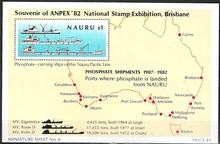 Souvenir of ANPEX'82 National Stamp Exhibition, Brisbane.