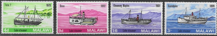 MALAWI. Lake steamer. 1875