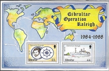 Gibraltar. Operation Raleigh. 1984-1988.