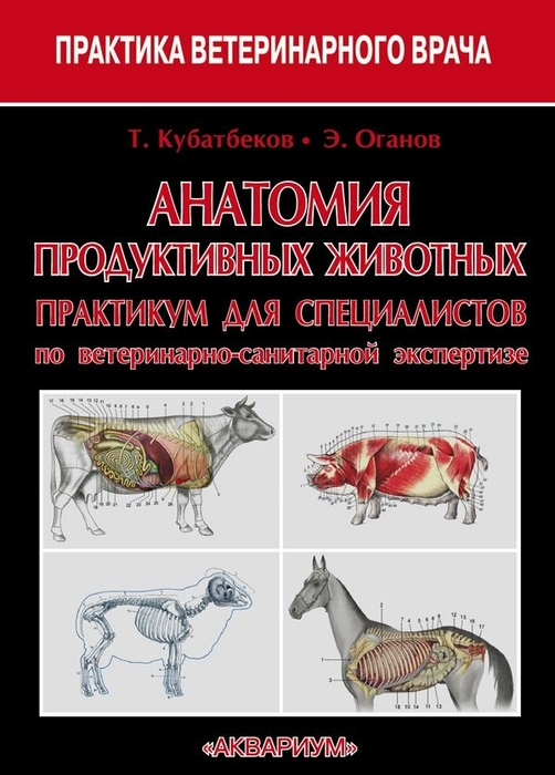  Анатомия продуктивных животных. Кубатбеков Т., Оганов Э. 2016 г.